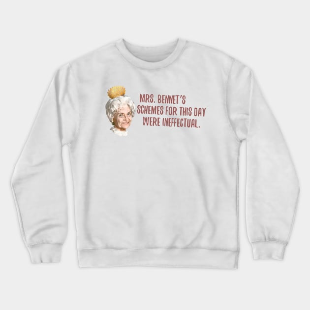 GOLDEN GIRLS x JANE AUSTEN Series — Sophia Petrillo x Mrs. Bennet Crewneck Sweatshirt by Xanaduriffic